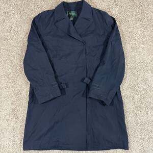 Lauren Ralph Lauren 'Lauren Marine' Navy Blue Trench Rain Coat Women's Size M